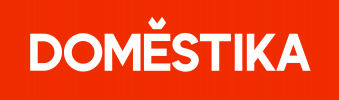Domestika - white logo (Red background #F02D00).png