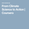 From Climate Science to Action