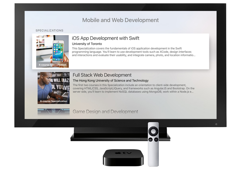 dræbe fløjte Værdiløs Introducing Coursera for Apple TV: Bringing Online Learning to Your Living  Room | MoocLab - Connecting People to Online Learning